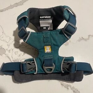 Ruffwear Front Range Dog Harness. Size XS in Teal